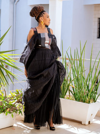 Kente Patchwork Detail Boubou