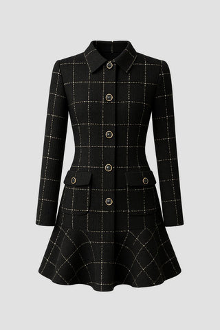 Mélange Tweed Tennis Dress