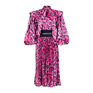 Malondie Safari Pleated Dress