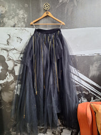 Mantsho Layered Zipper Skirt