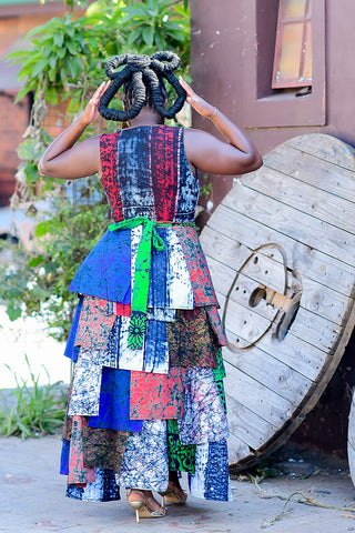 Mothopo Wrap Dress