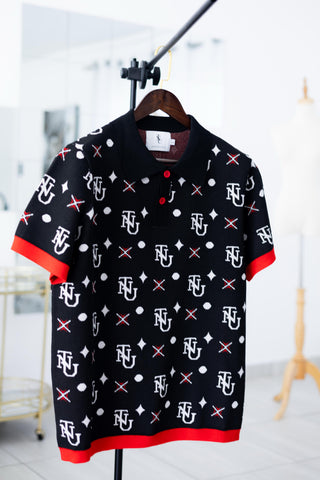 Black Monogram Golfer